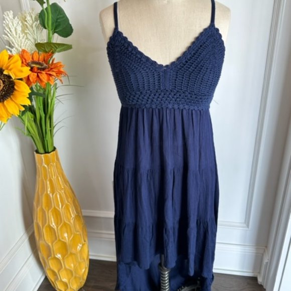 Indulge in Style Crotchet High low Dress - Picture 5 of 15